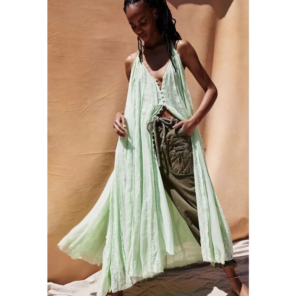 New Free People Sweet Sea Maxi Dress sz Small